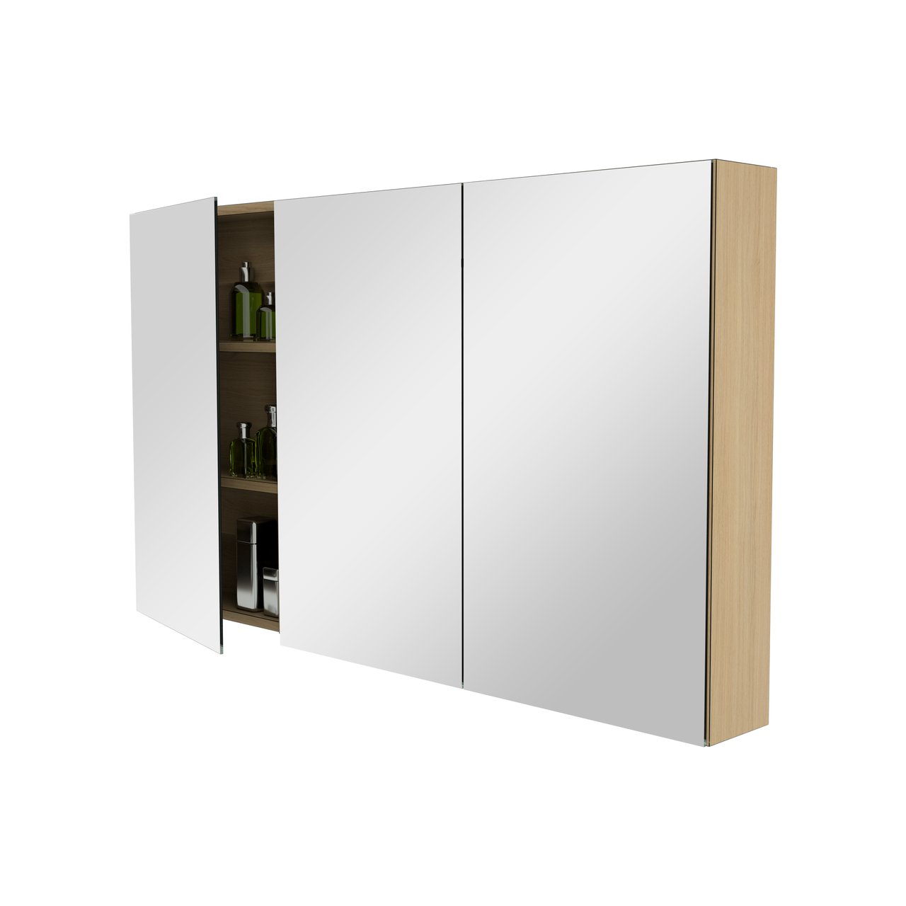 Storke Reflecta armoire de toilette 130 x 75 cm chêne naturel