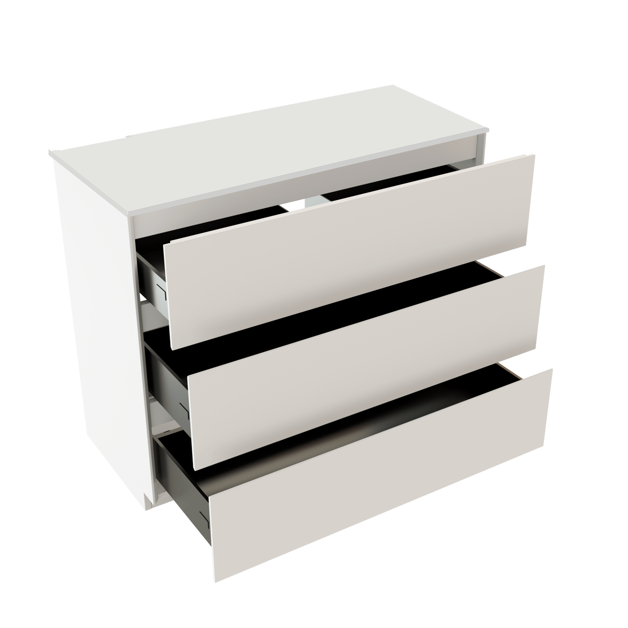 Storke Edge meuble salle de bains à poser 100 x 46 cm blanc mat avec Tavola tablette simple en solid surface blanc mat