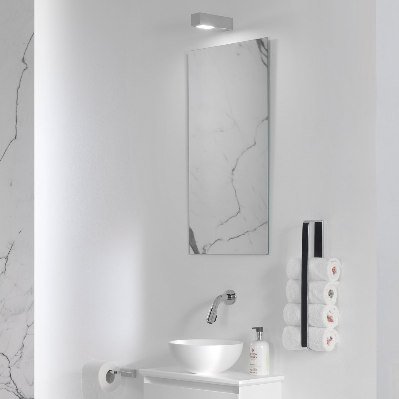 Balmani Minimalism LED luminaire 4 cm chrome