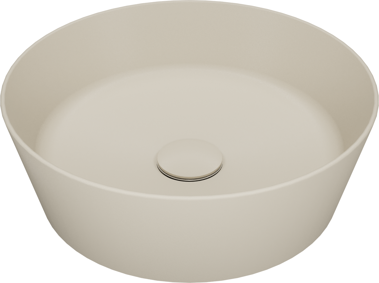 Storke Cona waskom mat sand top solid rond Ø 36 cm