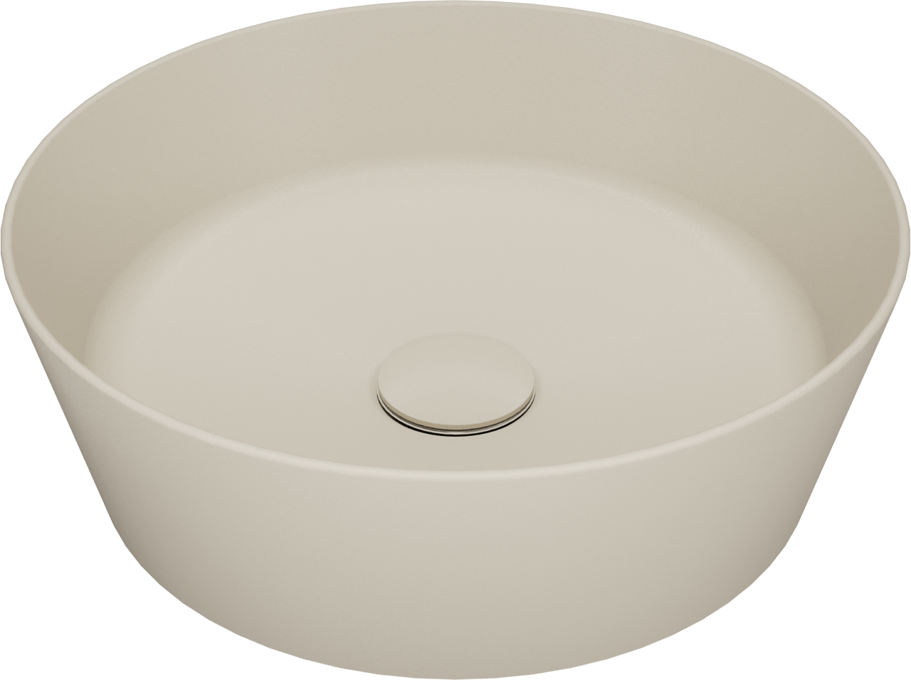 Storke Cona waskom mat sand top solid rond Ø 36 cm