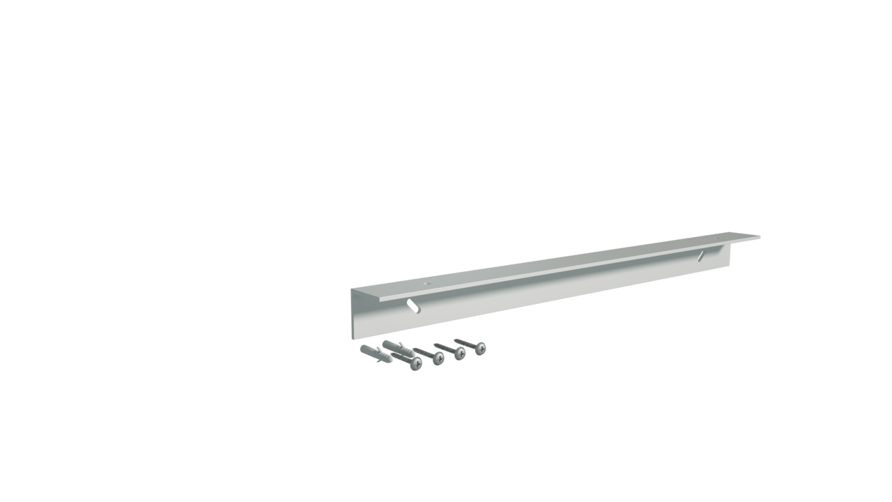 Linie Stützprofil Bad-Unterschrank, Aluminium, 45 cm