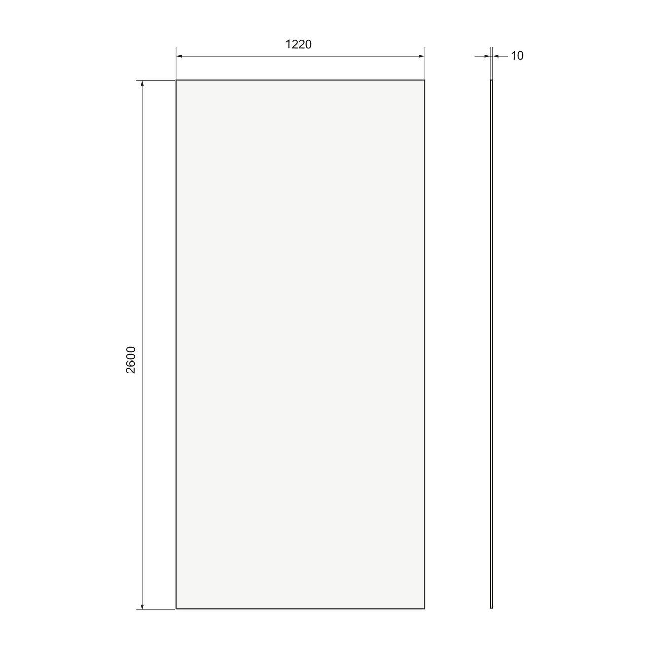 Balmani Zeno set douchewandbekleding 120 x 90 x 260 cm composietmarmer donkergrijs leisteenstructuur