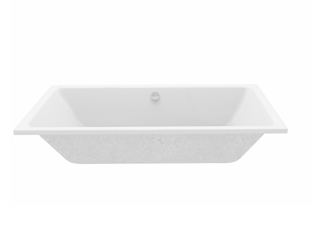 Luca Varess Sandrina 2 Personen Einbaubadewanne 170 x 75 cm, Acryl Weiß mat