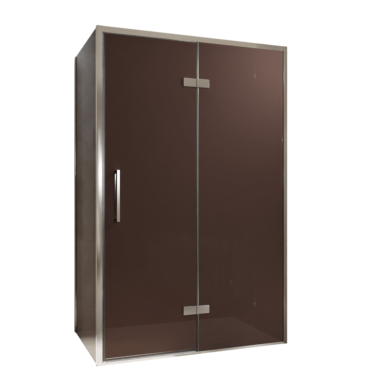 Balmani Senses Design douche d'angle avec porte pivotante