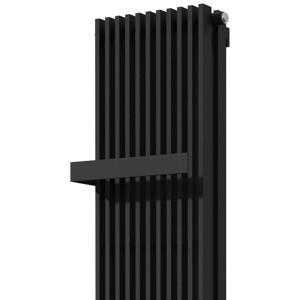 Vipera Handtuchhalter für Corrason doppelt, schwarz matt, 40 cm