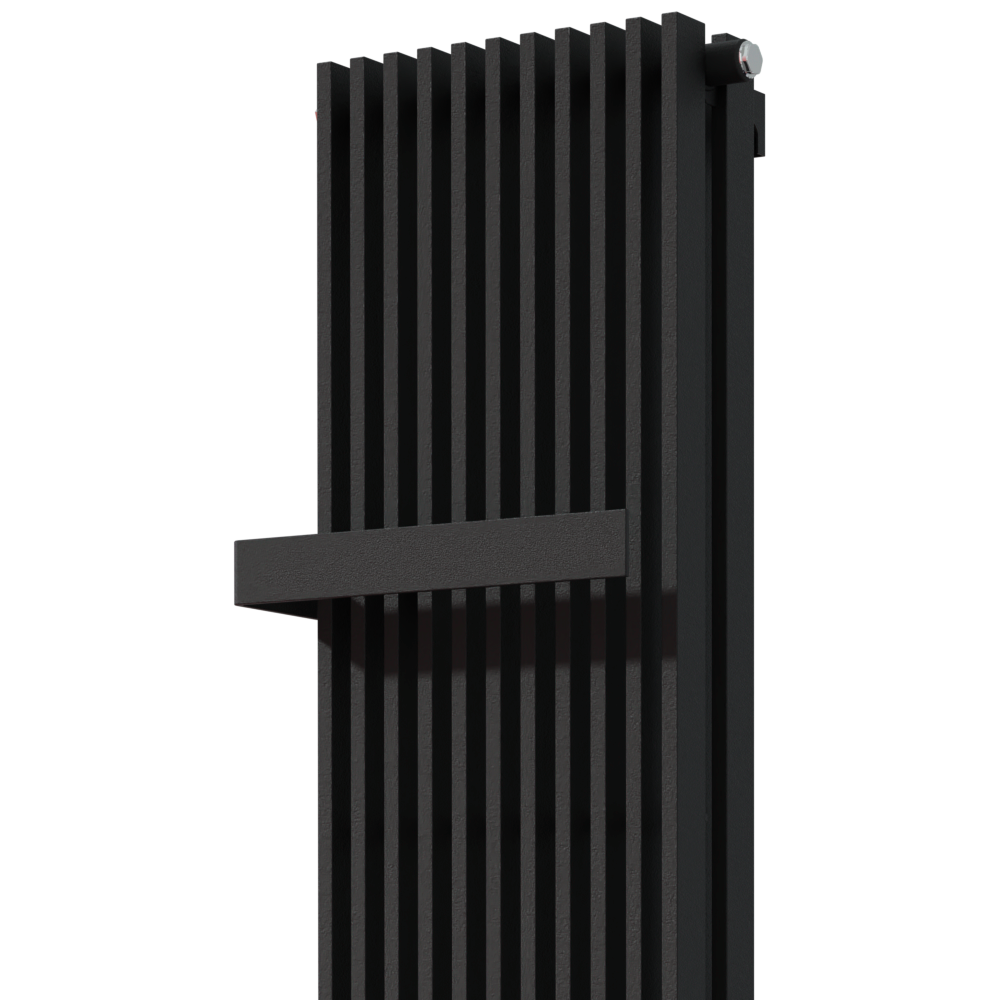 Vipera handdoekhouder voor Corrason dubbel 40cm zwart mat