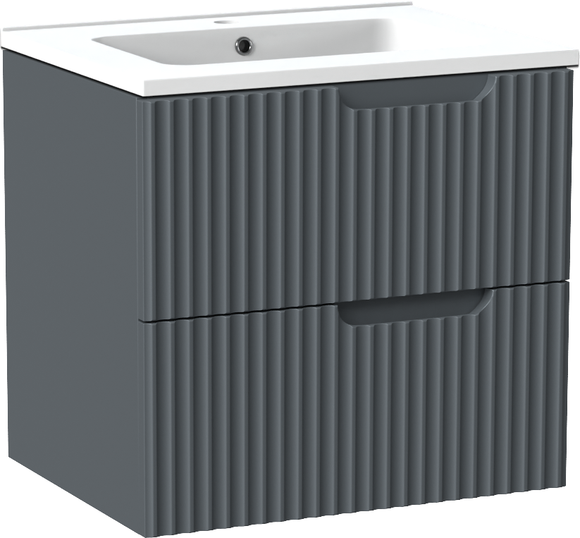 Linie Ribbo badkamermeubel met Vano Wastafel