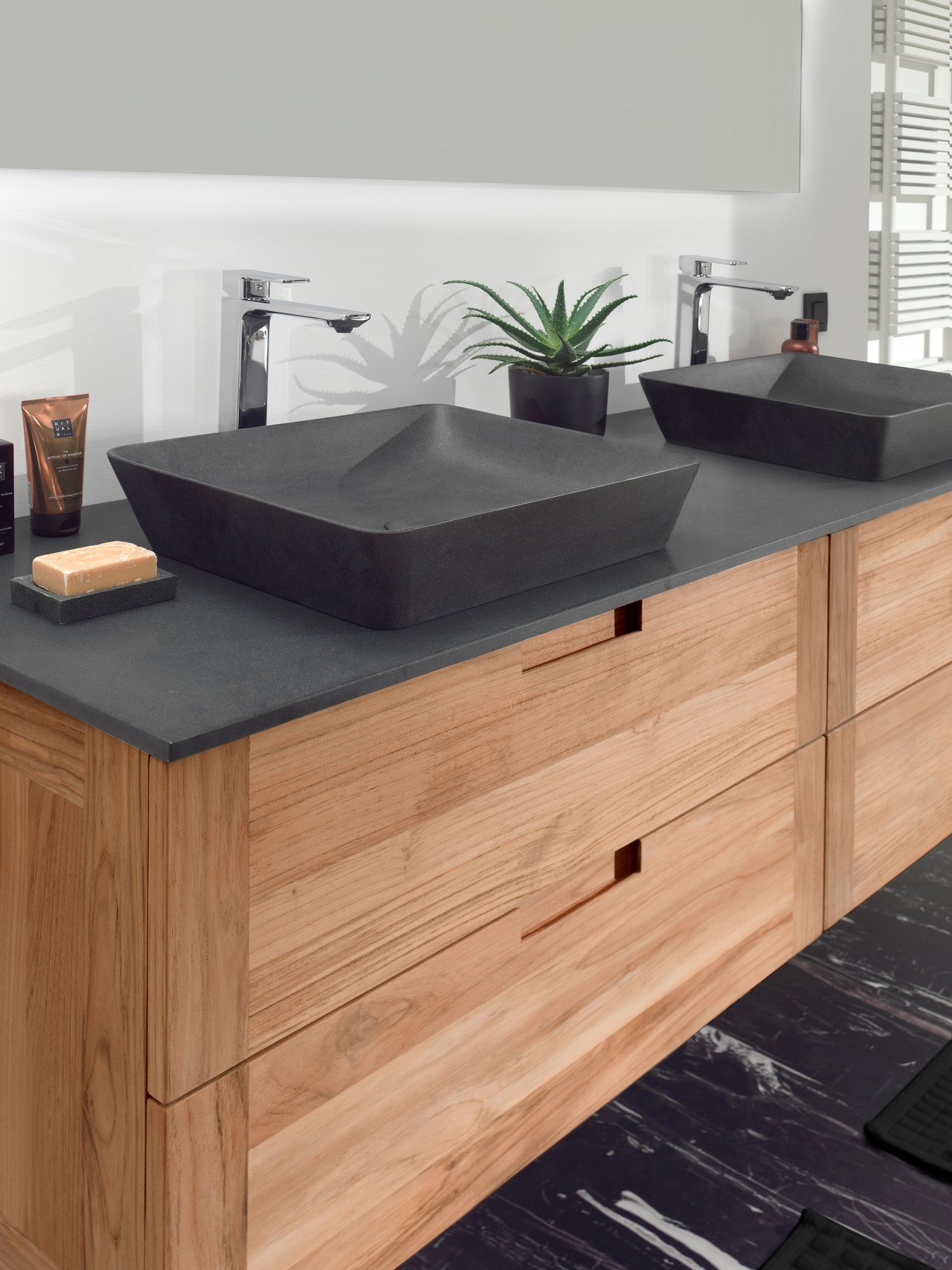 Blaufoss Sierra robinet de lavabo réhaussé chrome brillant