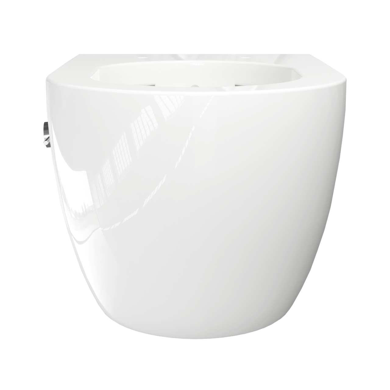 Luca Varess Moreno bidet Blanc Brillant sans rebord