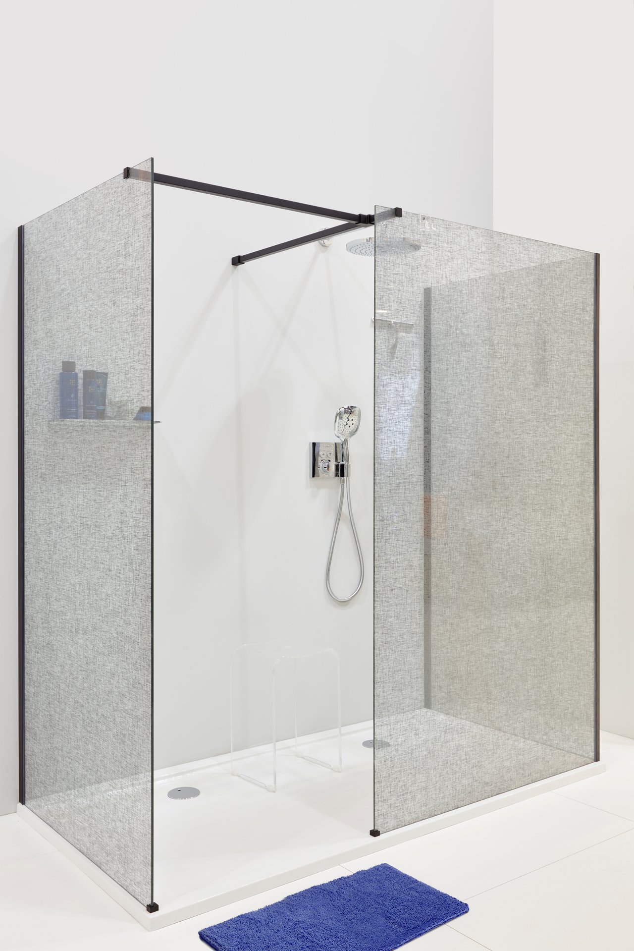 Luca Varess Soft receveur de douche 200 x 100 cm acrylique blanc brillant