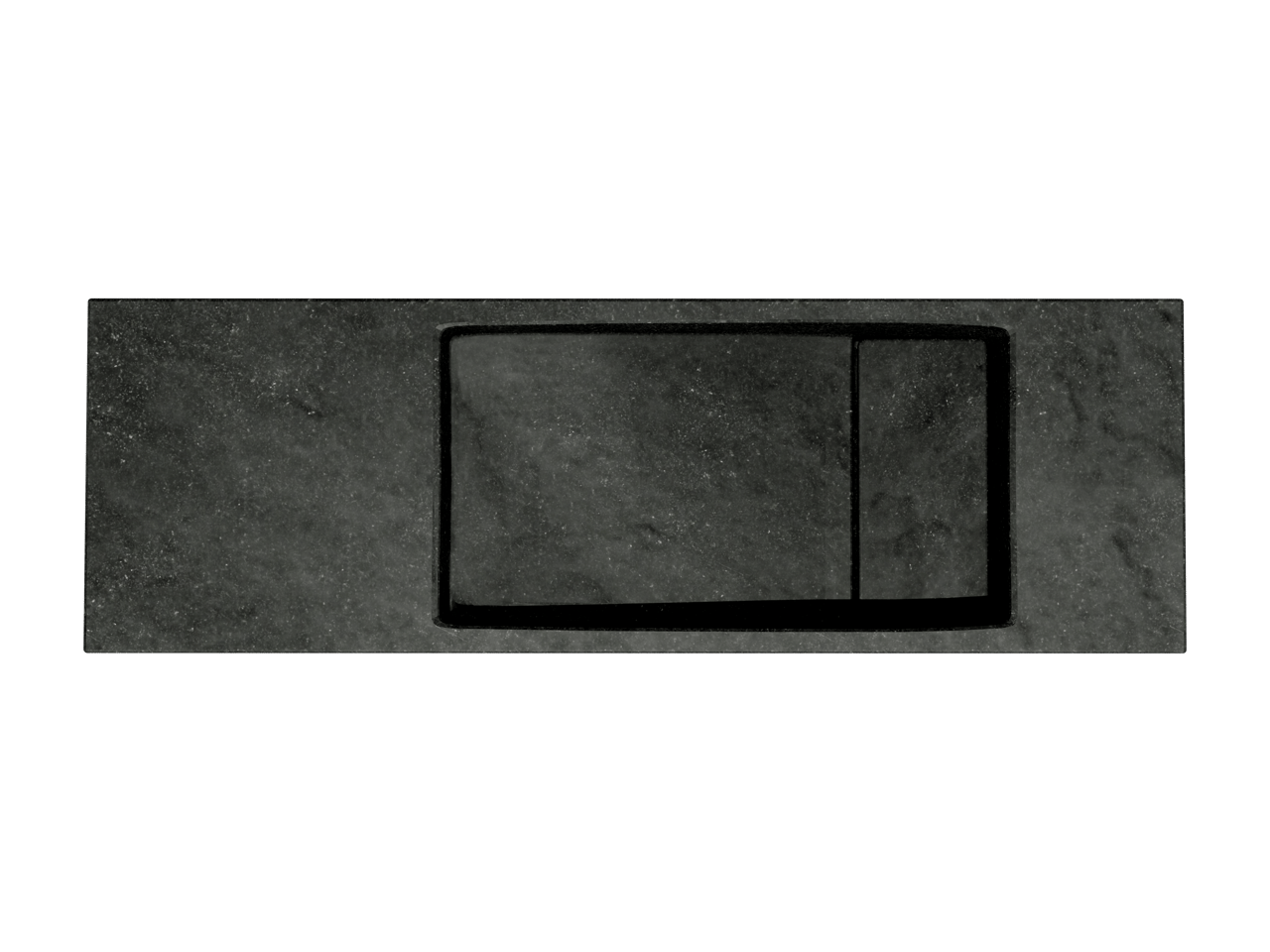 Balmani Mood lave-mains 65 x 20 cm granite aiguisé