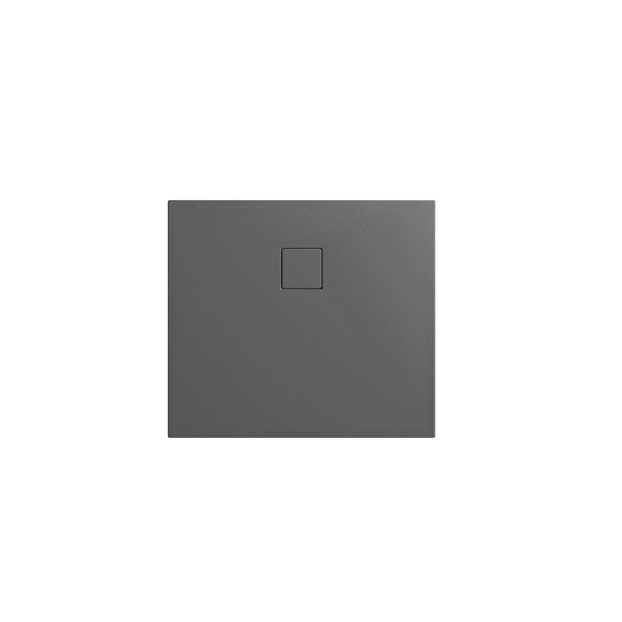 Linie Rumba douchebak 90 x 90 cm acryl donkergrijs leisteenstructuur