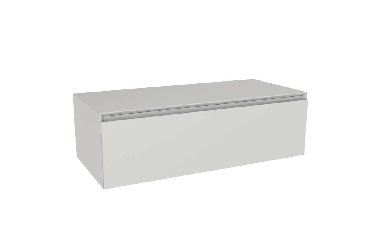 Storke Edge Modulo zwevende wastafelonderkast 105 x 48 cm mat wit 1 lade