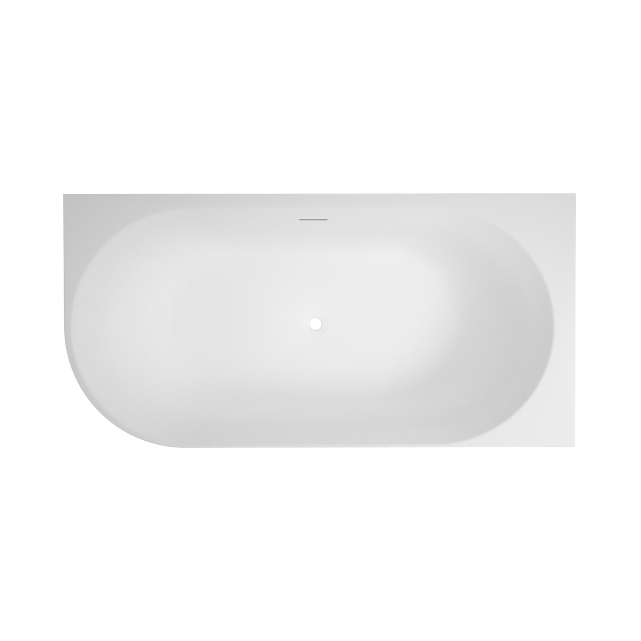 Luca Varess Otello 2-Personen-Eckbadewanne: rechts, 170 x 80 cm, Acryl, Schwarz Matt