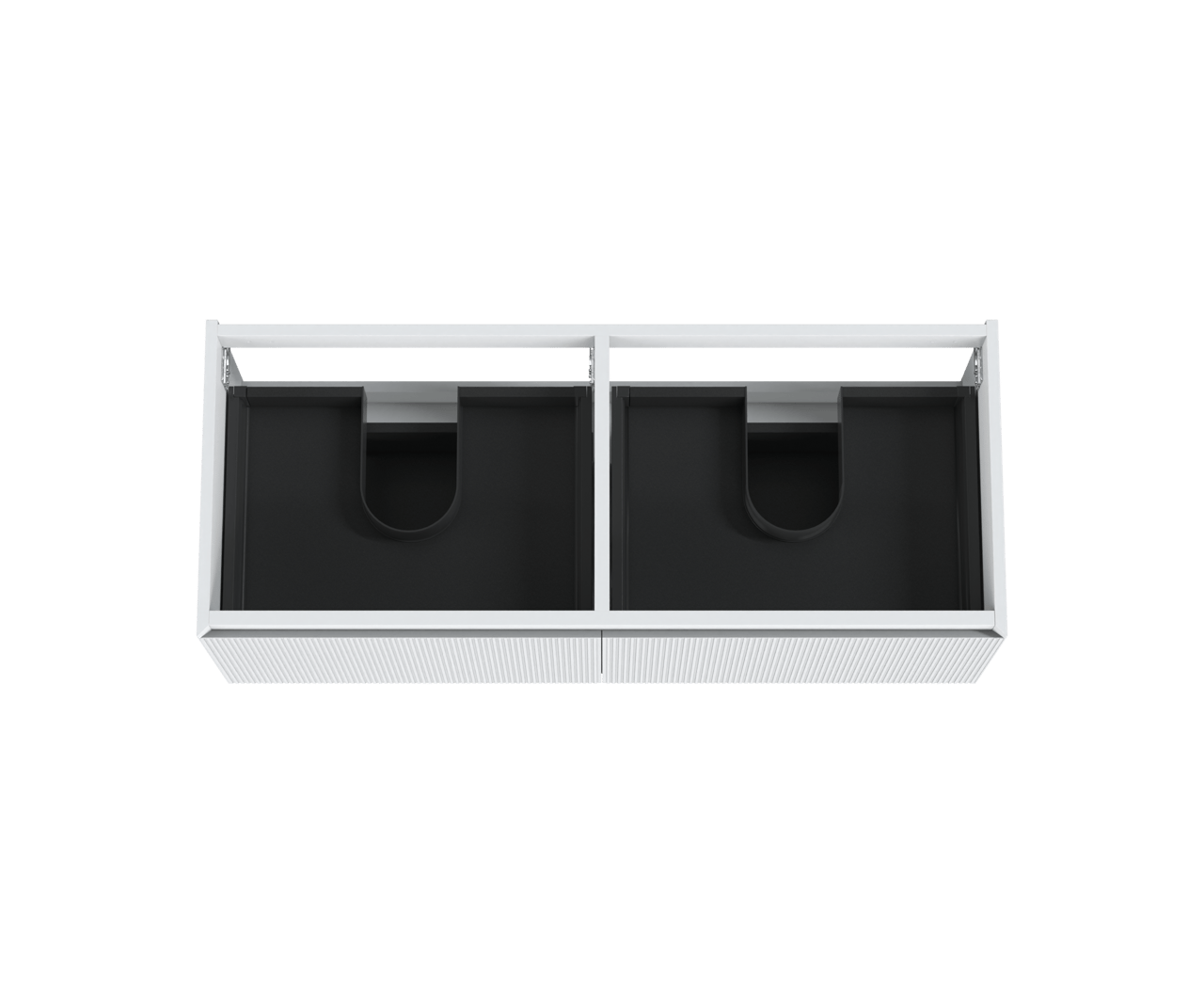 Balmani Fila zwevende wastafelonderkast 135 x 55 cm mat wit 4 lades