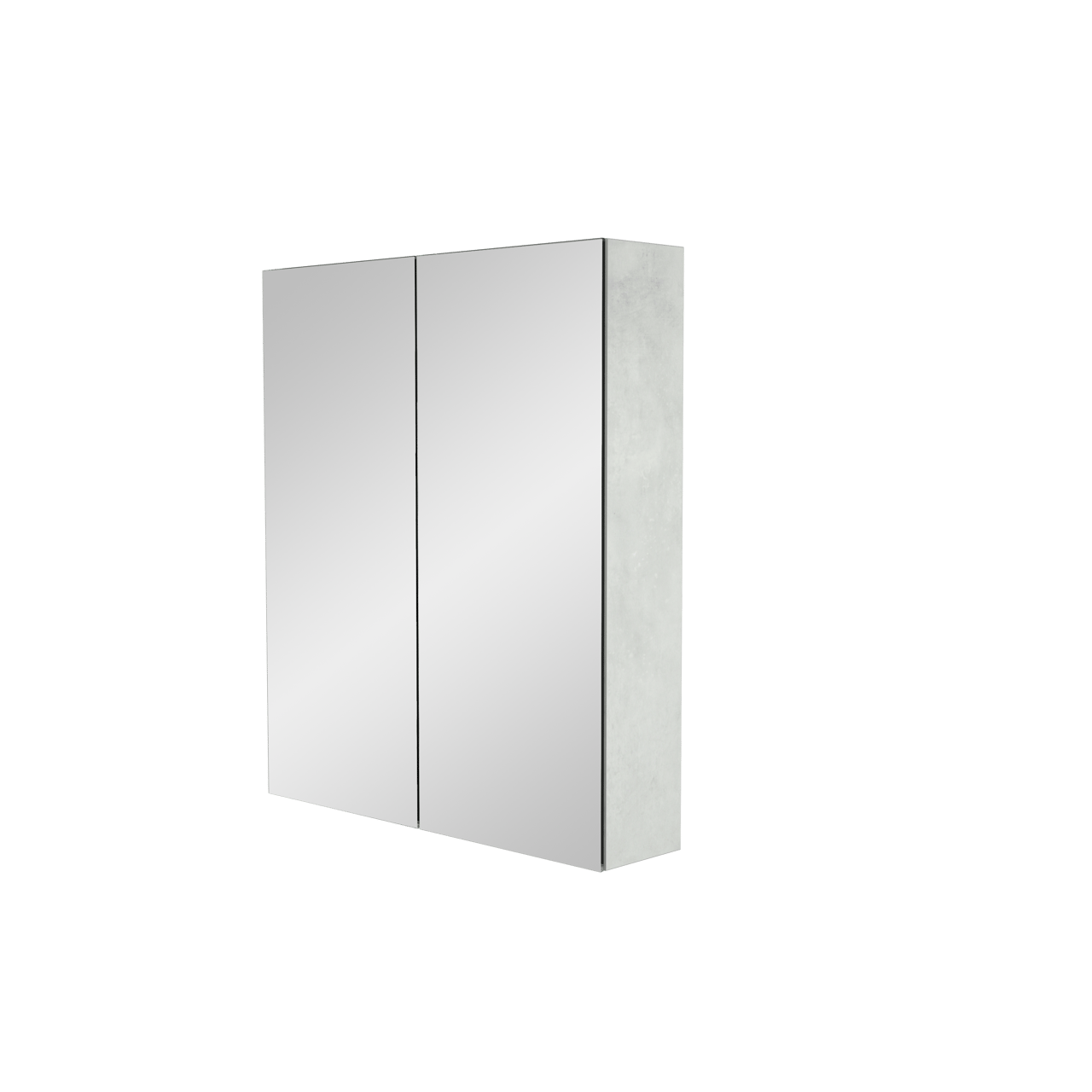 Storke Reflecta Spiegelschrank 65 x 75 cm Beton silbergrau