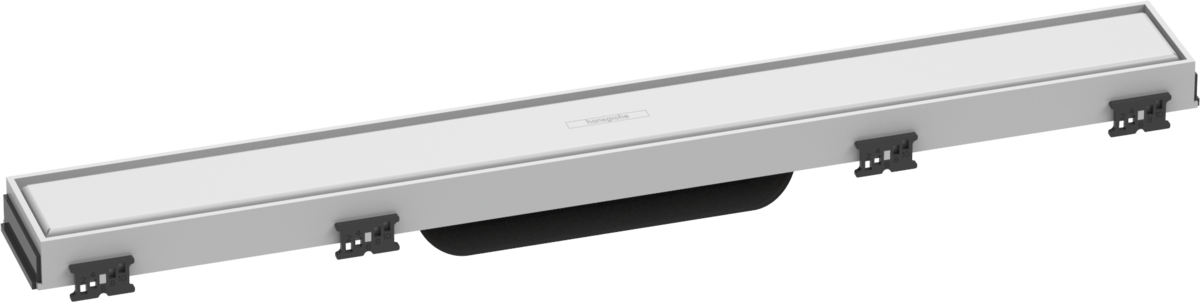 Hansgrohe RainDrain Match caniveau de douche avec cadre réglable en hauteur 60cm Blanc Mat