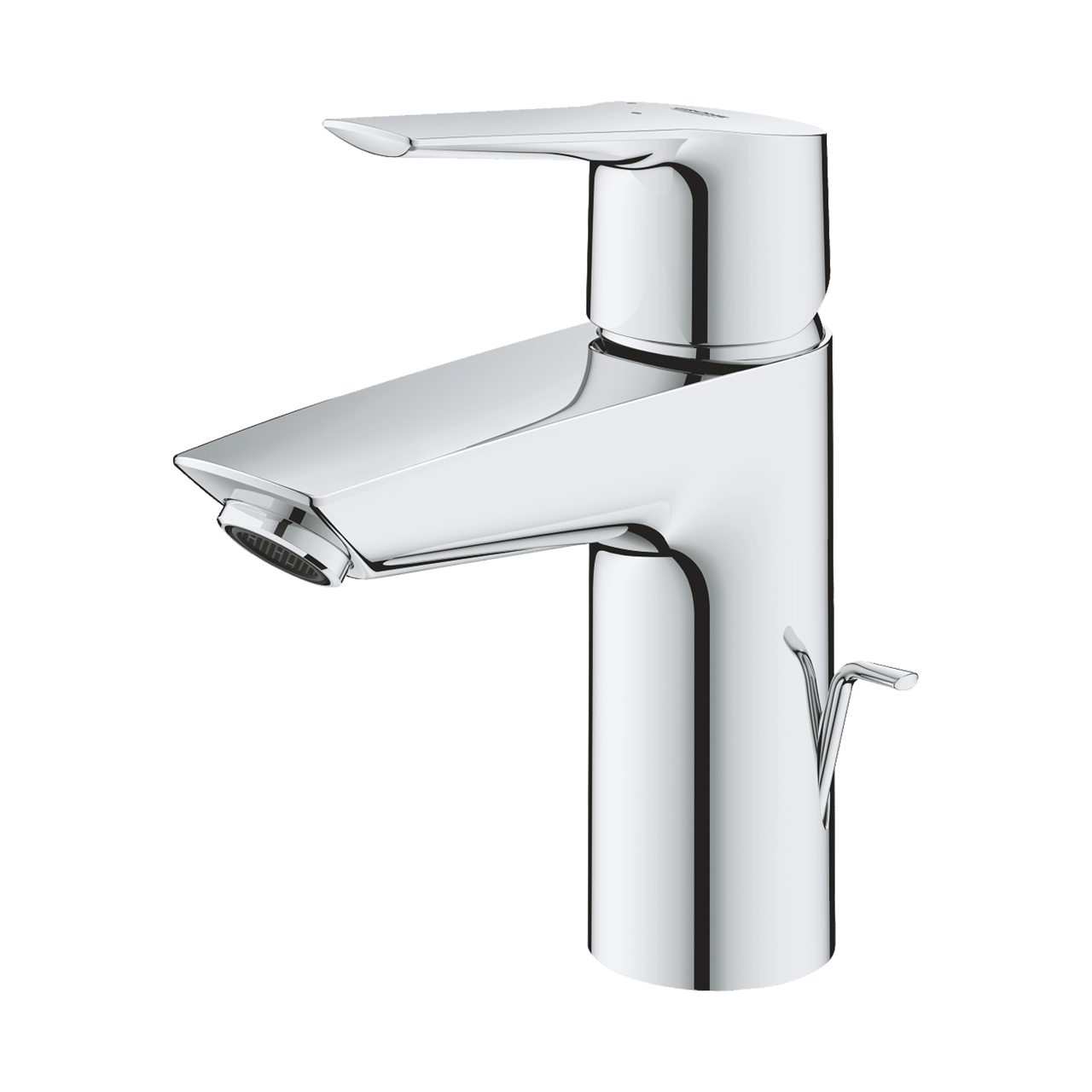 Grohe Start SilkMove ES Waschbecken Armatur: Chrom glänzend