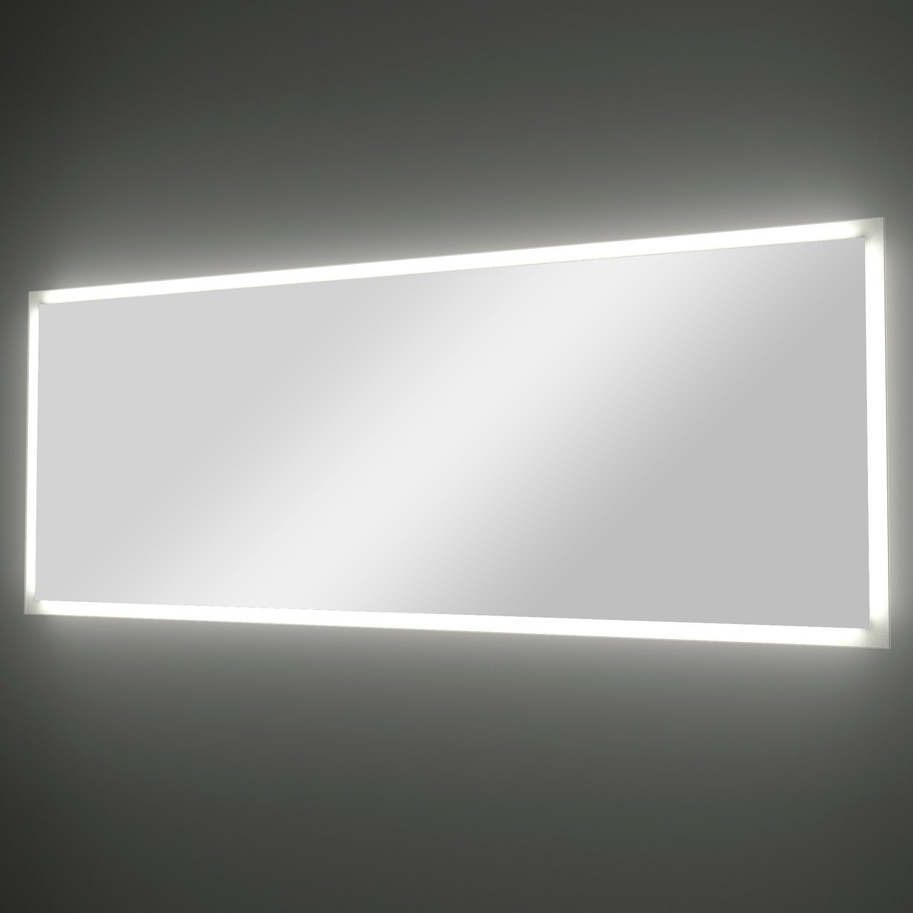 Balmani Vizio rechthoekig badkamerspiegel 180 x 70 cm met spiegelverlichting en anti-damp