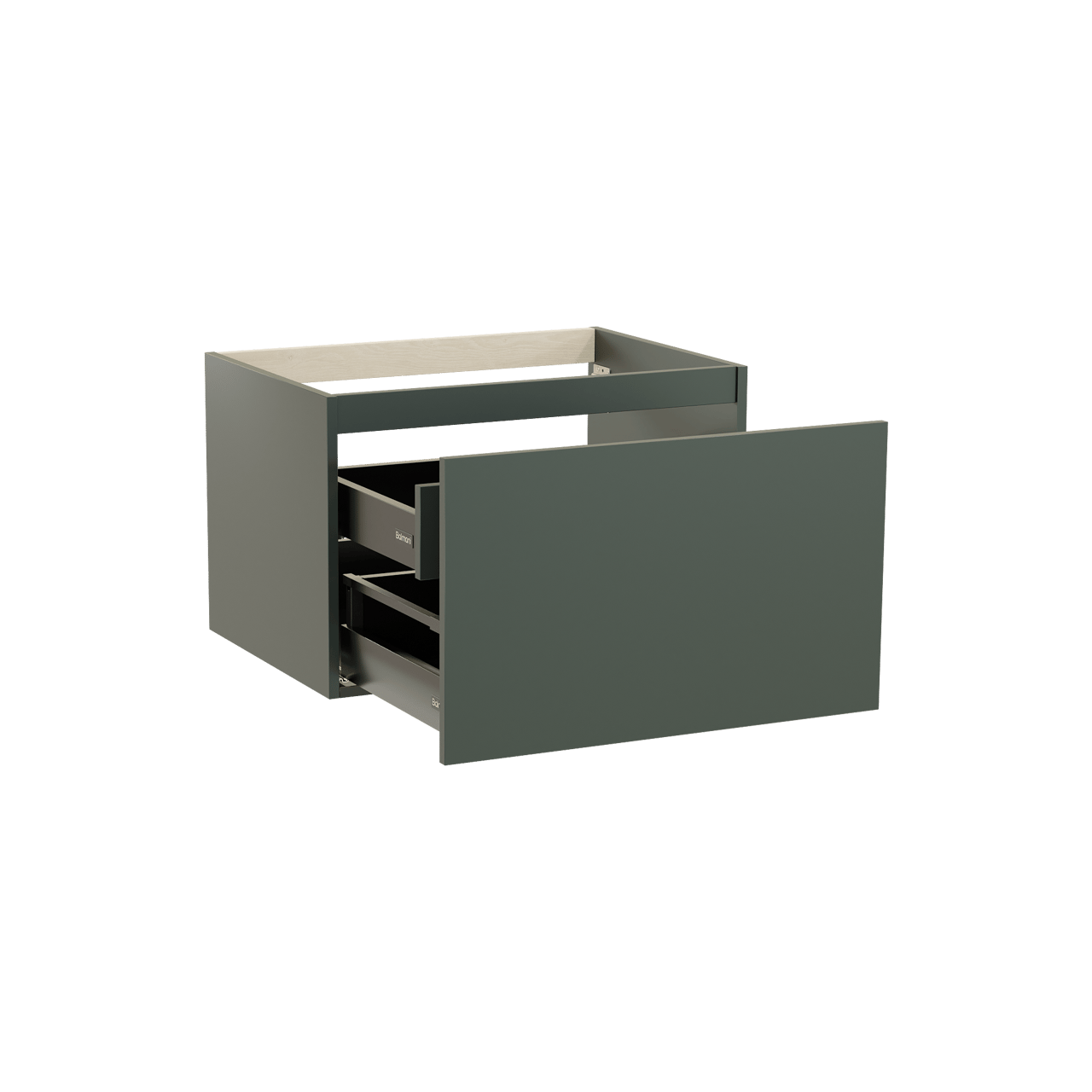 Balmani Sfera zwevende wastafelonderkast 75 x 55 cm Forest 2 lades