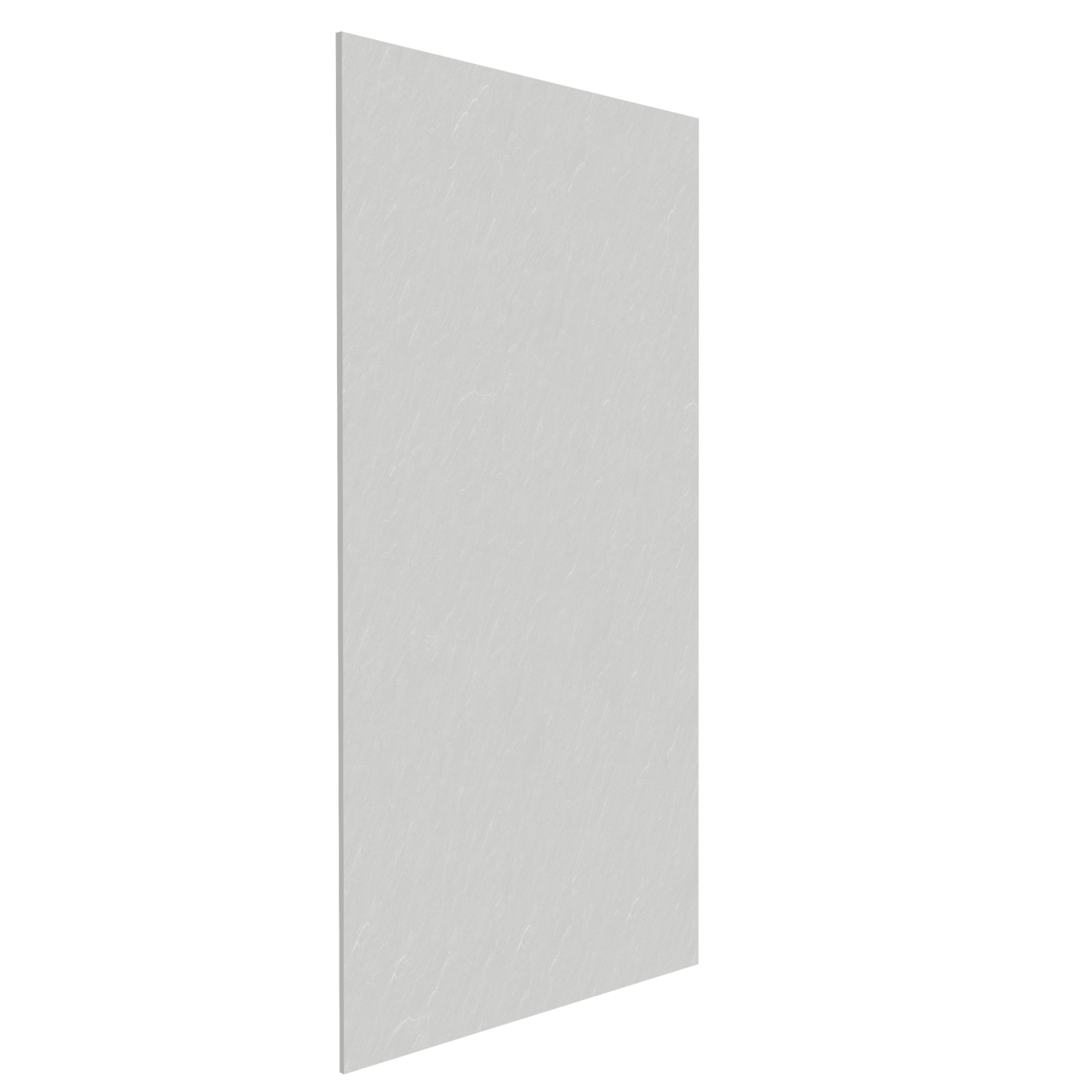 Balmani Zeno panneau mural de douche 120 x 220 cm marbre composite gris clair texture ardoise