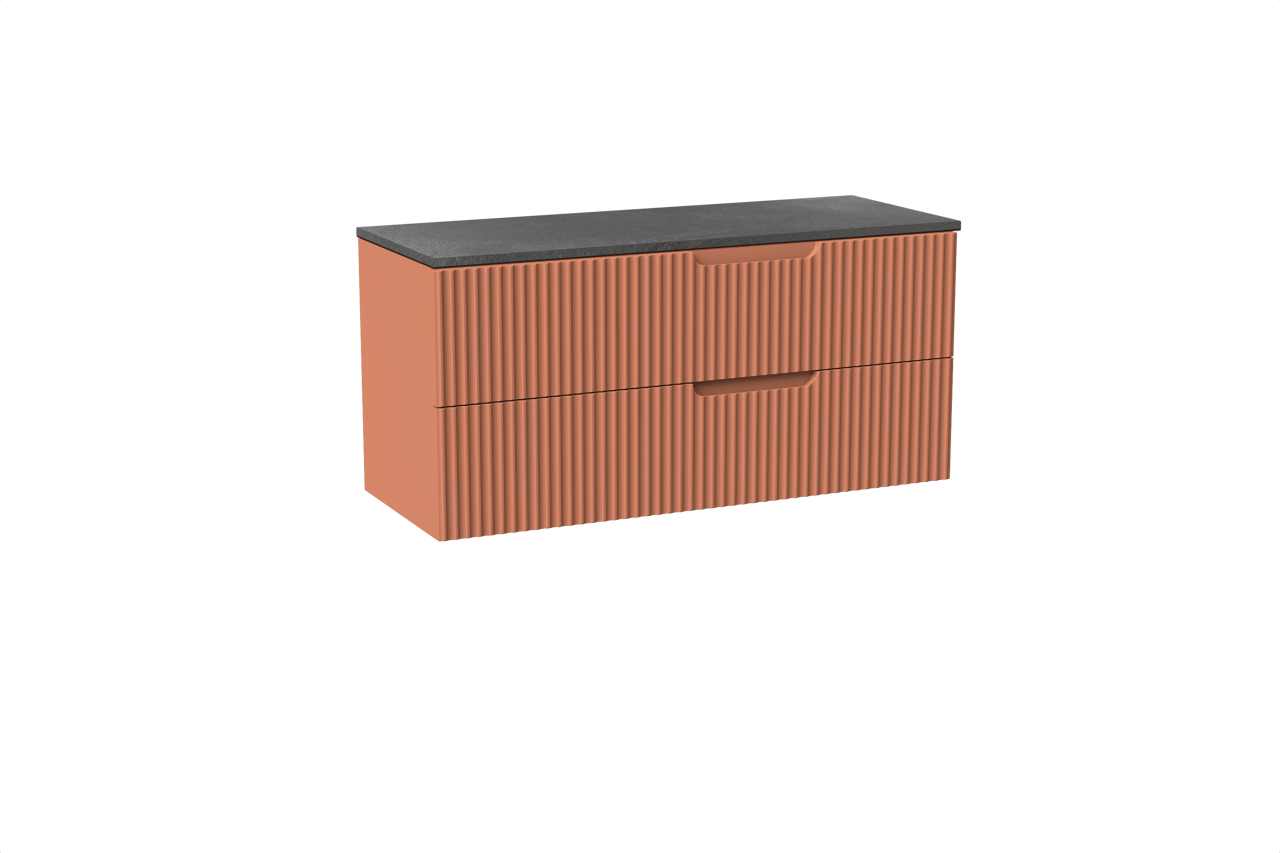 Linie Ribbo Badmöbel mit Lado Waschtischplatte für Aufsatzwaschbecken