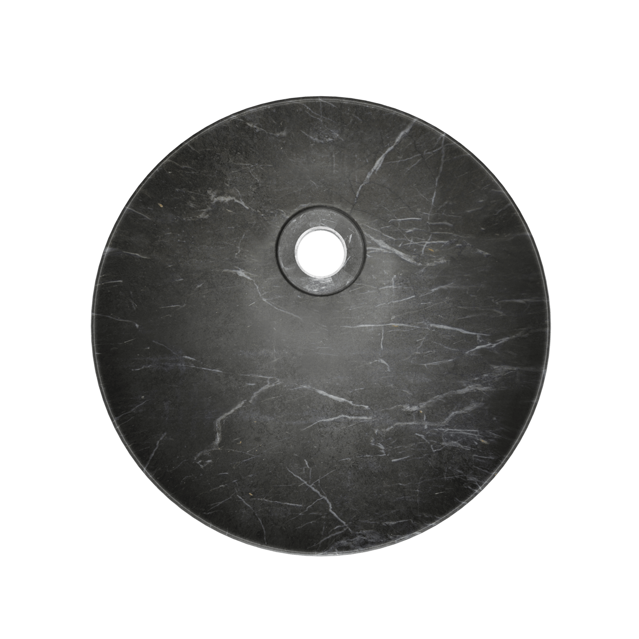 Balmani Fato vasque à poser marbre Pietra Grey rond Ø 37,5 cm