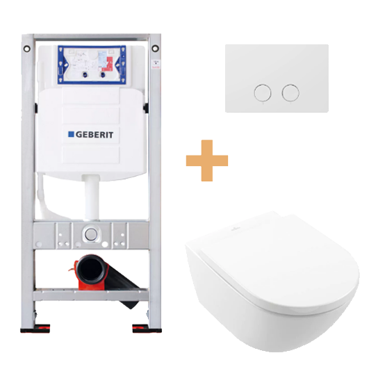 Geberit UP320 toiletset met Subway 3.0 hangtoilet