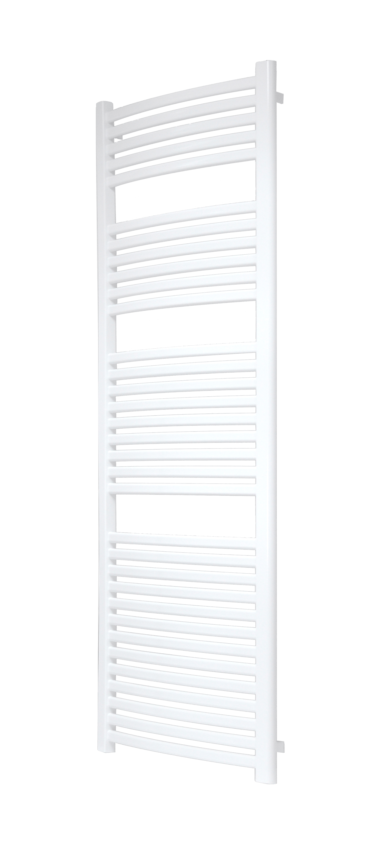 Vipera Kanza Rx enkele handdoekradiator 60 x 180 cm elektrische verwarming glanzend wit zijaansluiting 926W, weerstand inbegrepen