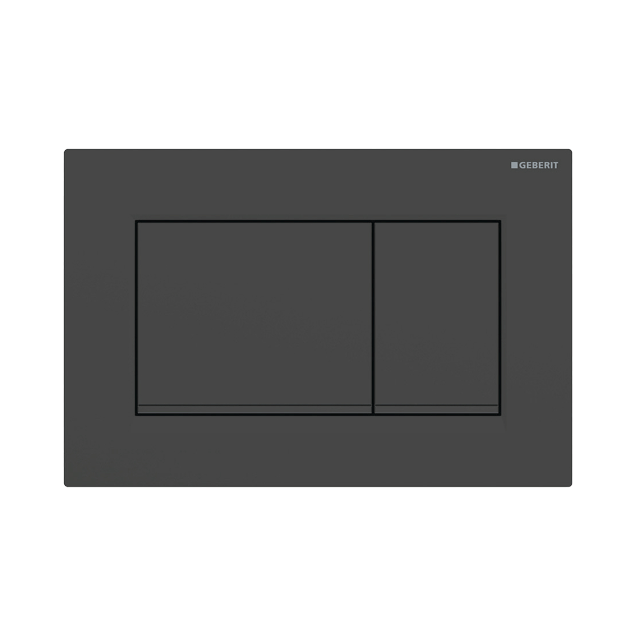 Sigma20 plaque de commande carrée, noir mat/noir brillant pour Sigma UP320 ou UP720 bâti-support