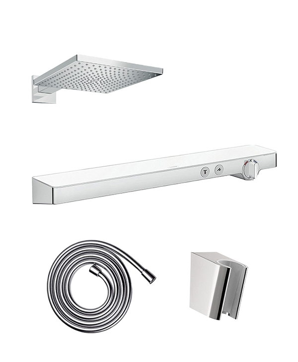 Hansgrohe ShowerTablet Select 700 set de douche pluie encastré, élément encastré inclus