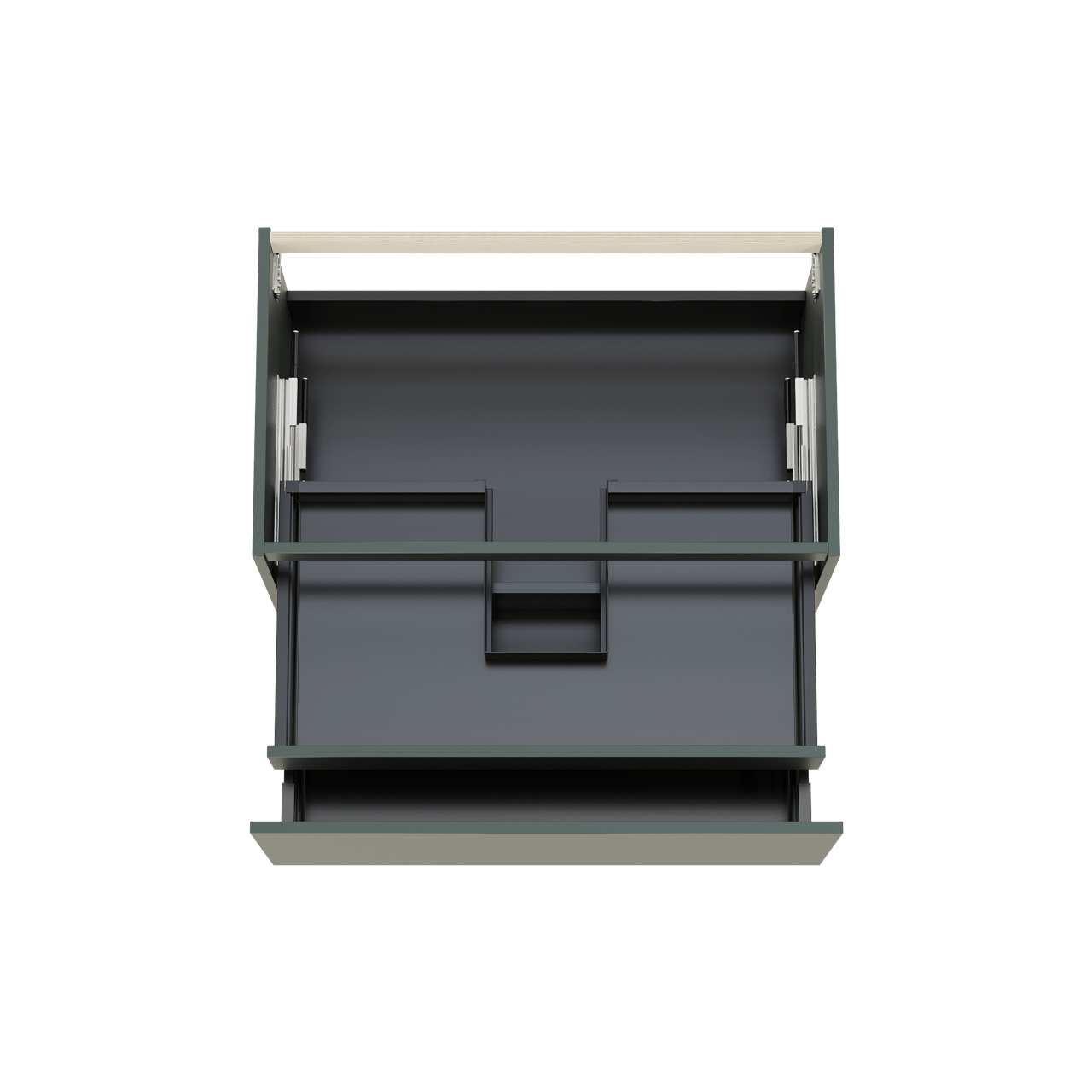 Balmani Sfera meuble sous-vasque suspendu 90 x 55 cm Forest 2 tiroirs