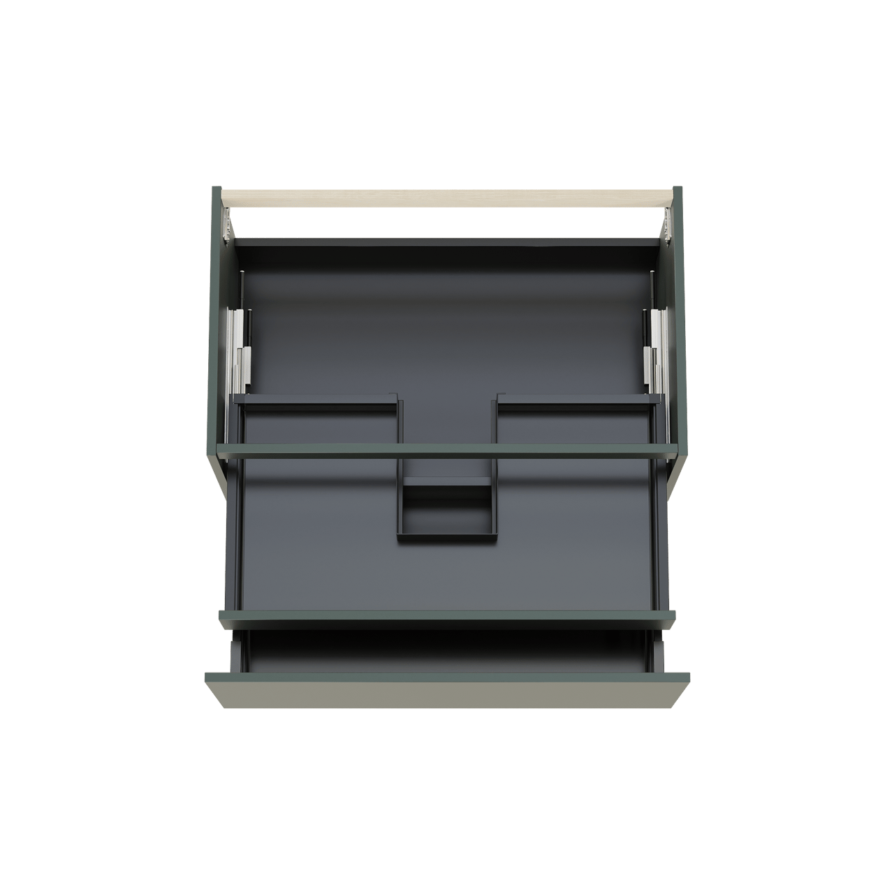 Balmani Sfera meuble sous-lavabo suspendu 90 x 55 cm Forest 2 tiroirs