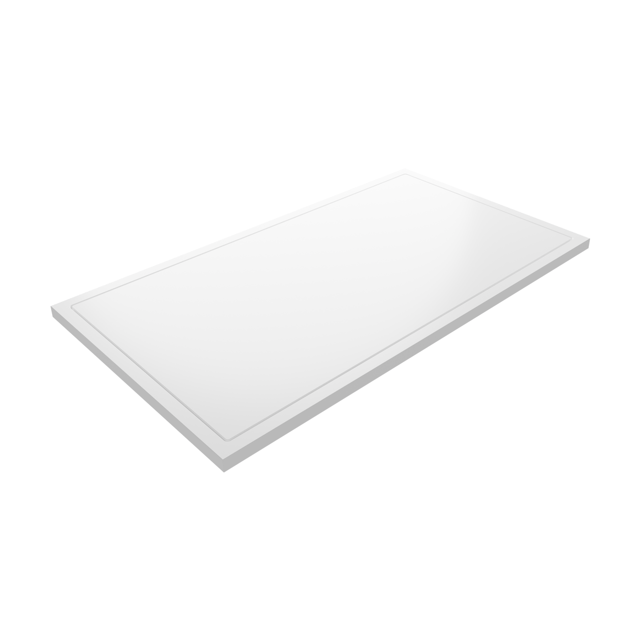 Balmani Endless douchebak 160 x 90 cm Solid Surface mat wit