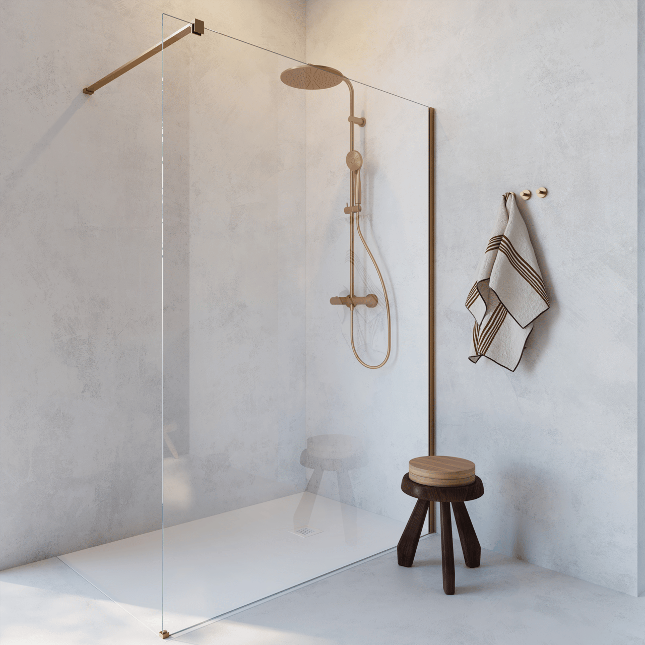 Blaufoss Harmony set de crochets 3 pièces Brushed Gold