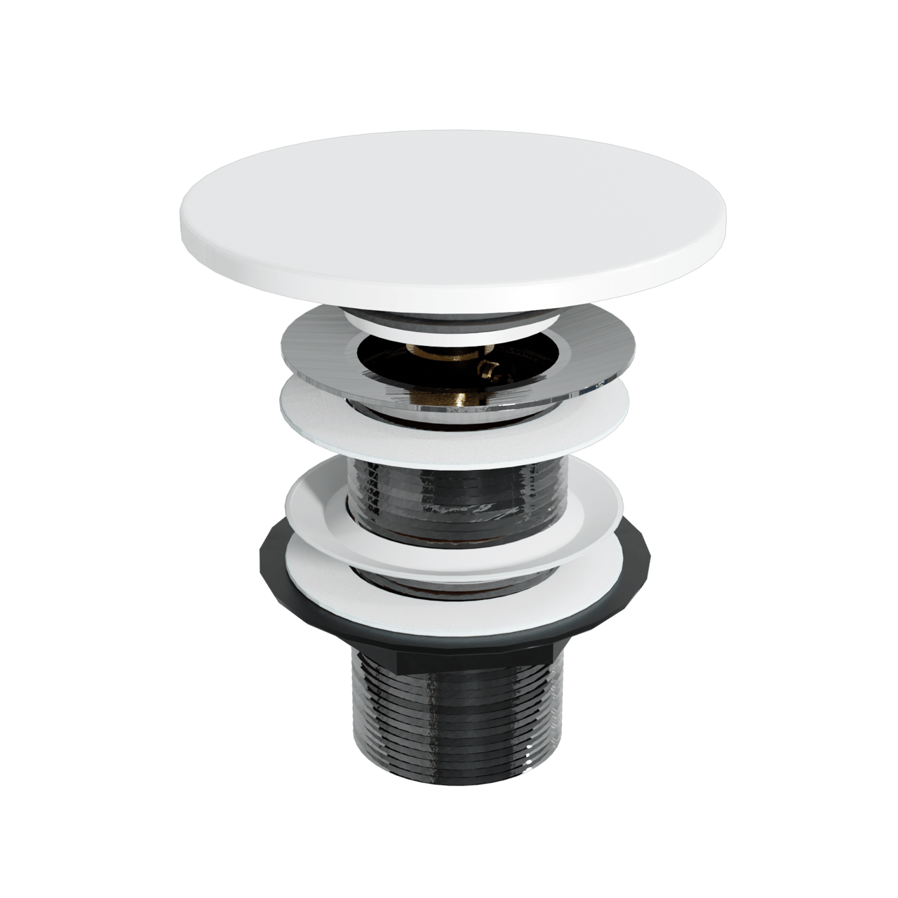 Storke Precioza enkele wastafel mat composiet marmer 75 x 52 cm