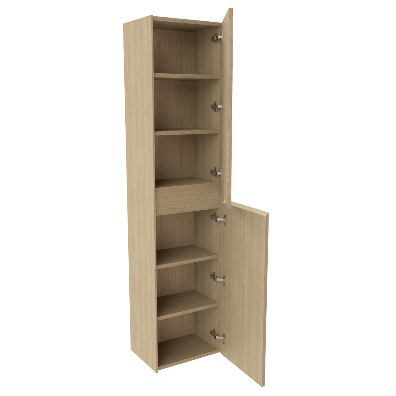 Storke Edge hängender Hochschrank, Eiche Natur, 40 x 30 x 170 cm