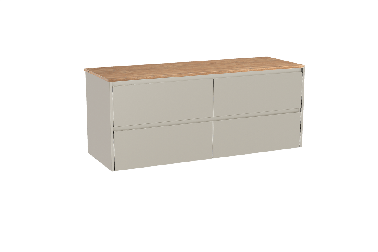 Storke Seda meuble salle de bains avec tablette pour vasques Panton