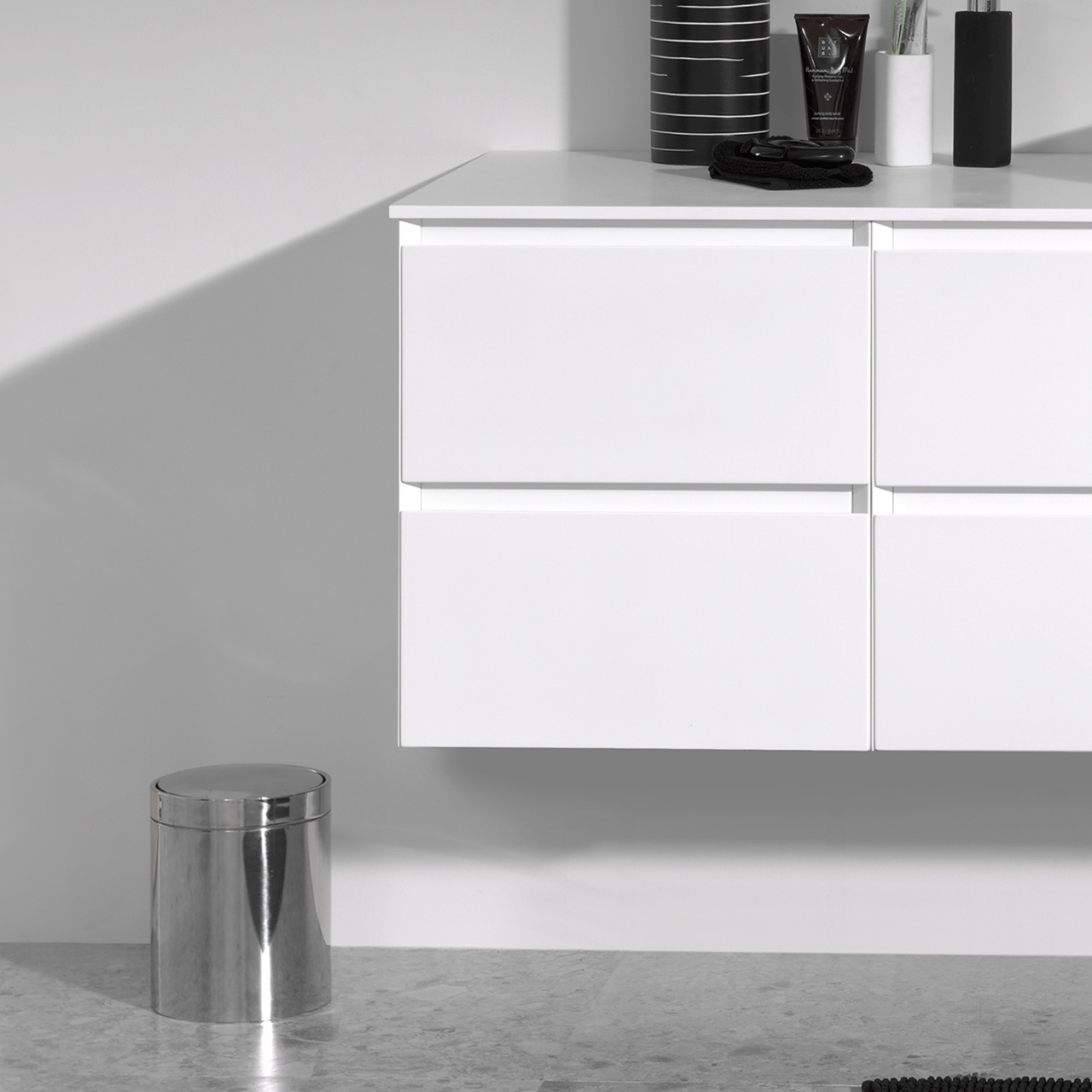 Balmani Reflection vuilnisemmer chroom