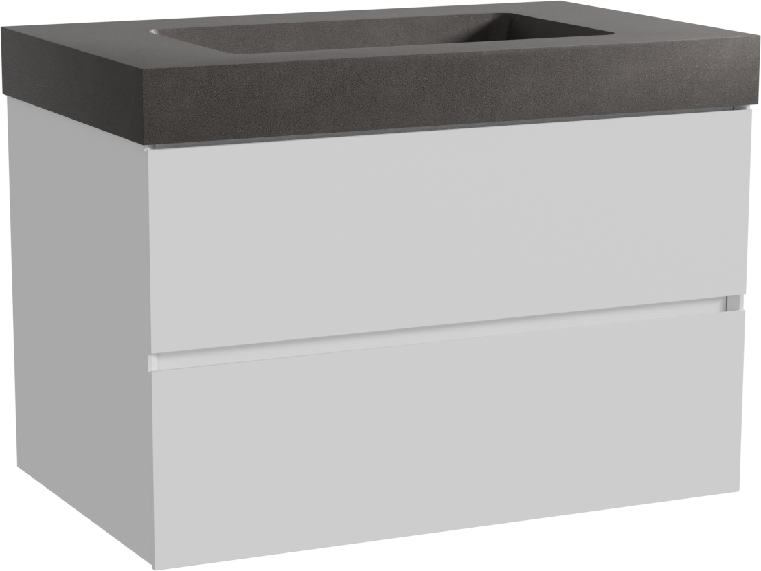 Storke Edge badkamermeubel met Scuro High Wastafel