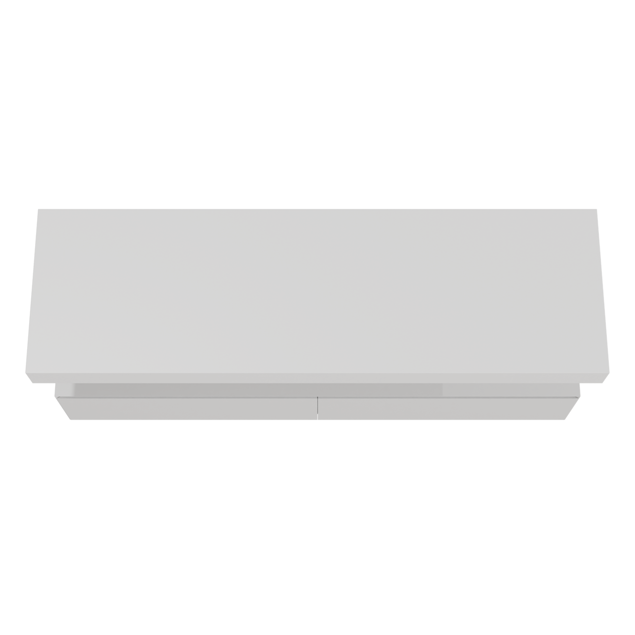 Balmani Mitra Elements hängendes Möbelstück Set: 180 x 55 cm, Weiß matt mit Dominus Einzel- oder Doppel Waschtischplatte, Solid Surface Weiß matt