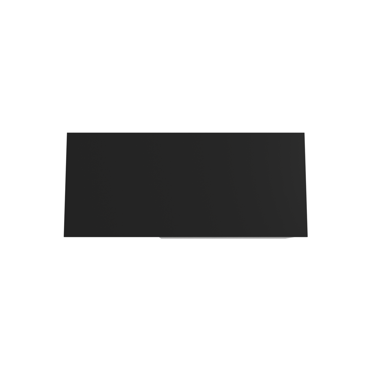 Storke Edge hängendes Möbelstück Set: 120 x 52 cm, Beton dunkelgrau, mit Panton Einzel- oder Doppel Waschtischplatte, Pulverbeschichtetes MDF Schwarz matt