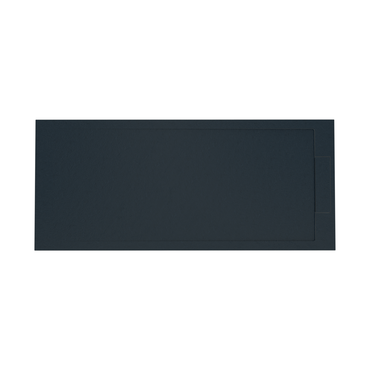 Balmani Indus receveur de douche 160 x 70 cm marbre composite gris graphite structure en ardoise