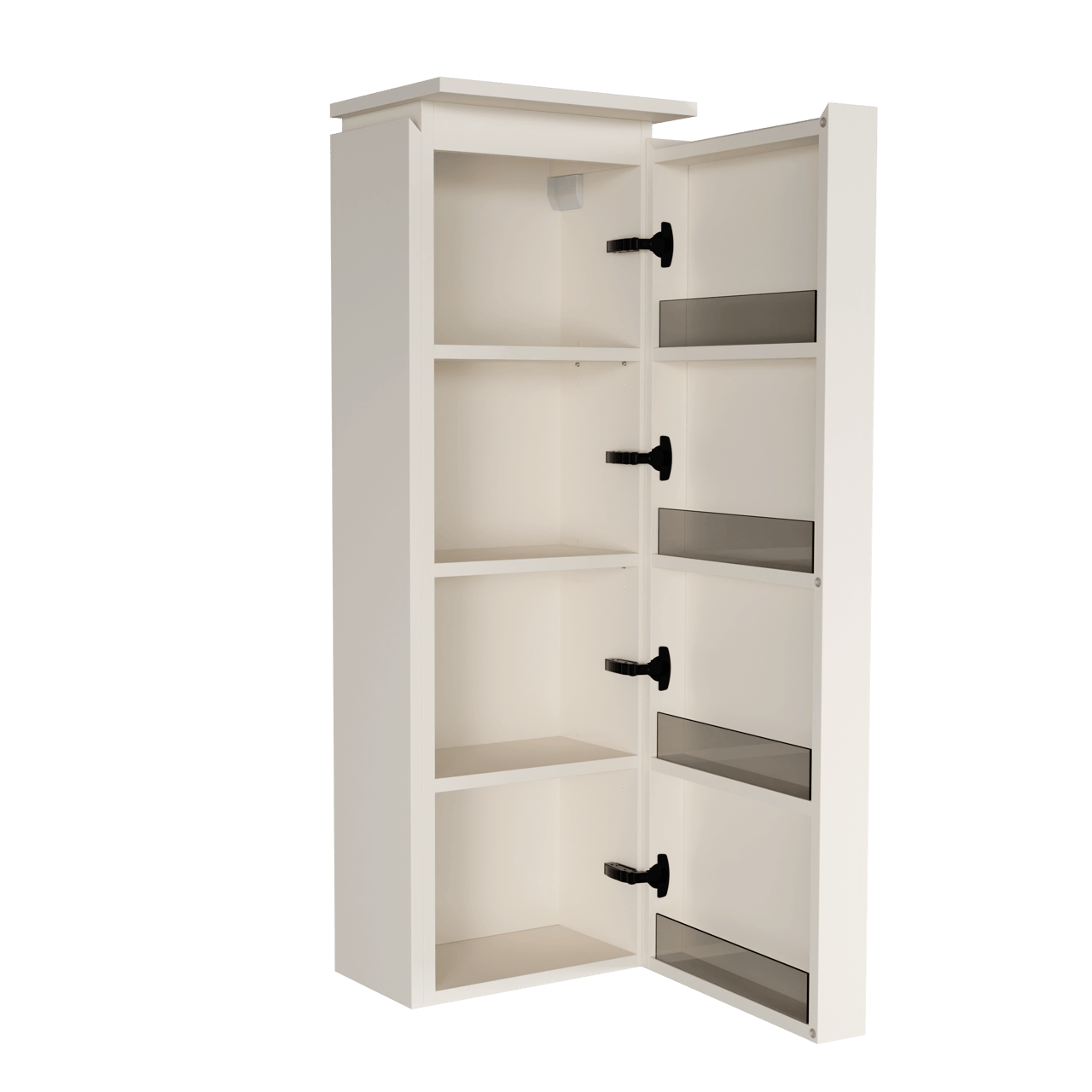 Balmani Eclips zwevende badkamerkast rechts Sandbeige 44 x 32 x 130 cm