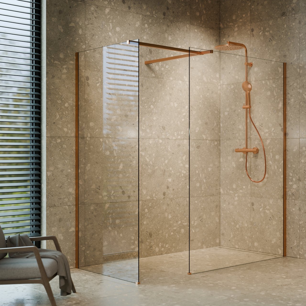 Balmani Modular T-steun Brushed Rosegold