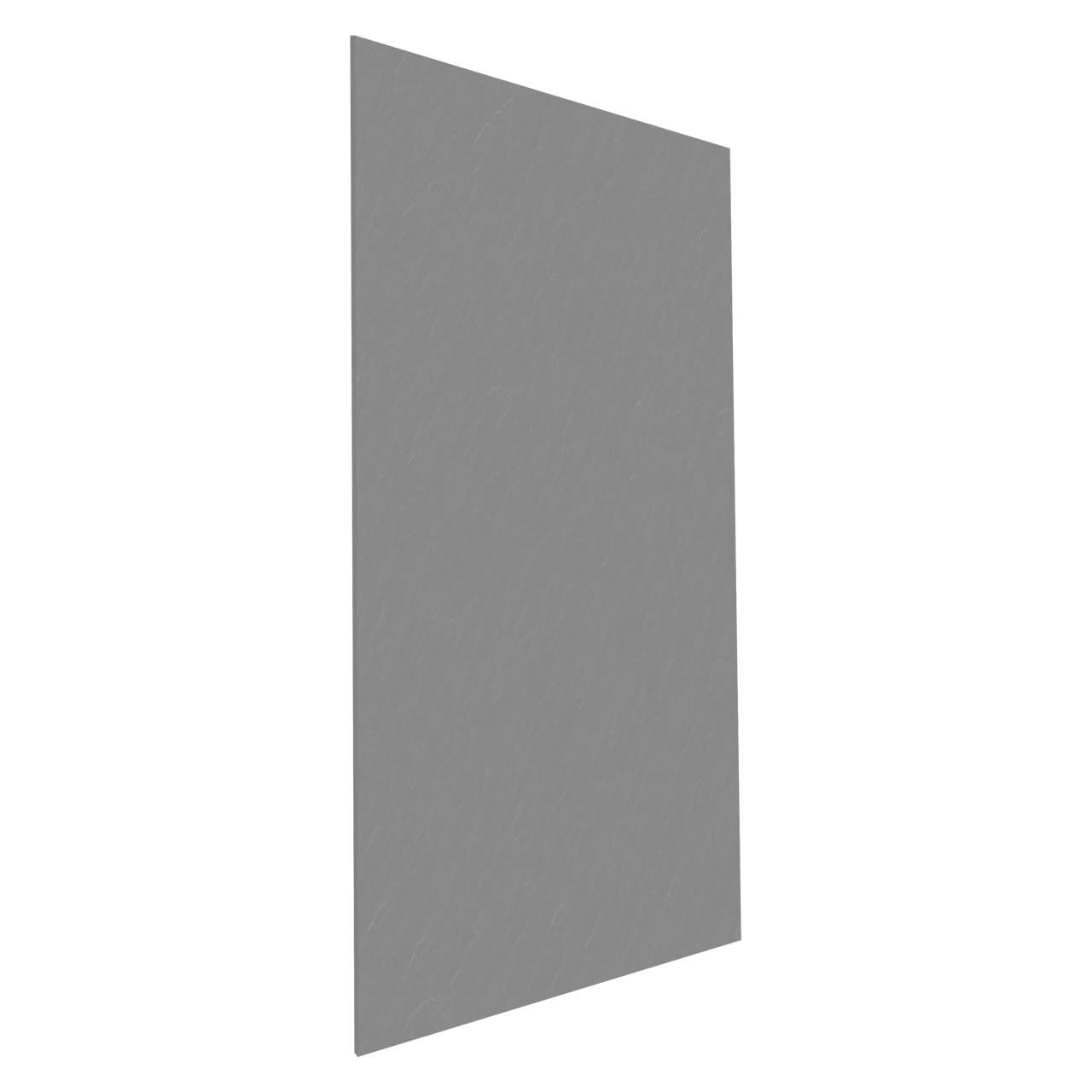 Balmani Zeno panneaux muraux de douche 140 x 90 x 260 cm marbre composite gris foncé texture ardoise