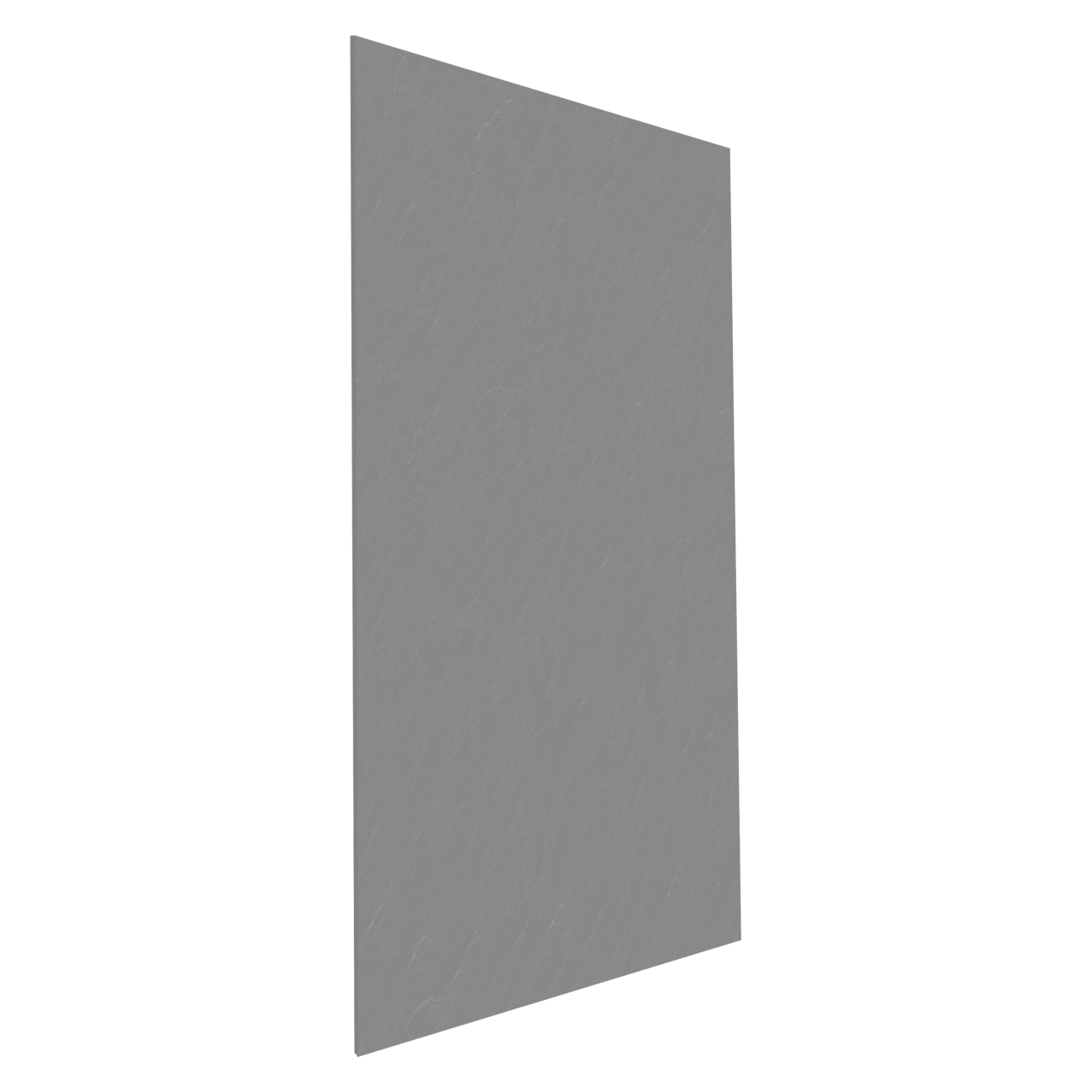 Balmani Zeno panneaux muraux de douche 140 x 90 x 260 cm marbre composite gris foncé texture ardoise