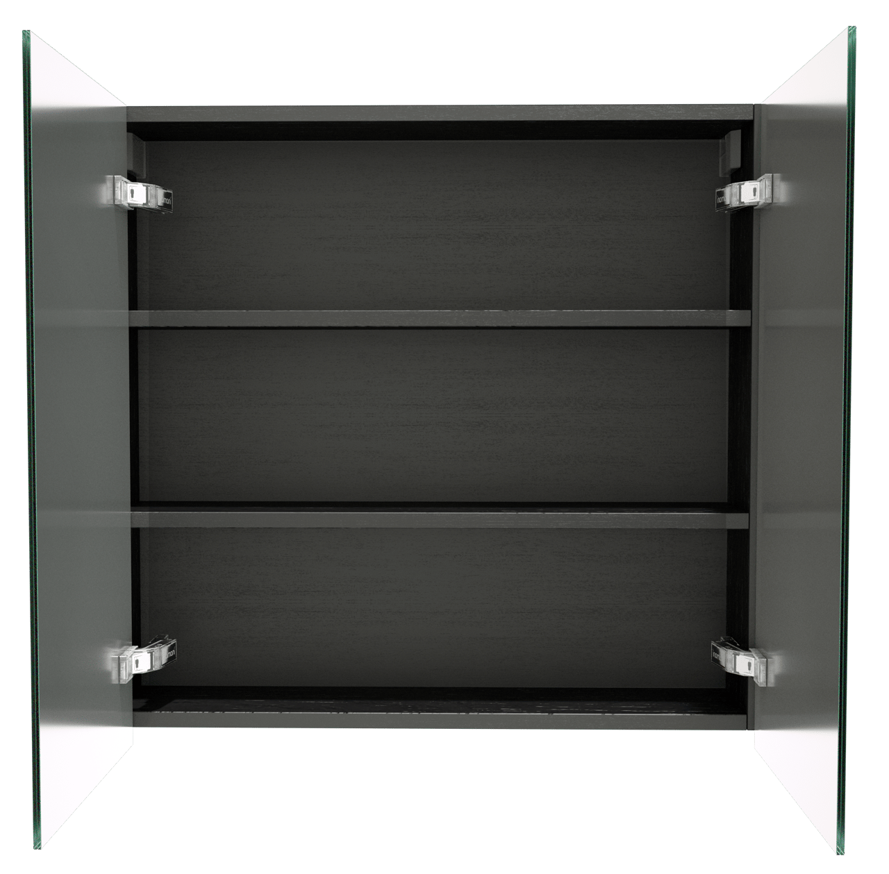 Balmani Lucida armoire de toilette 75 x 72 cm chêne noir