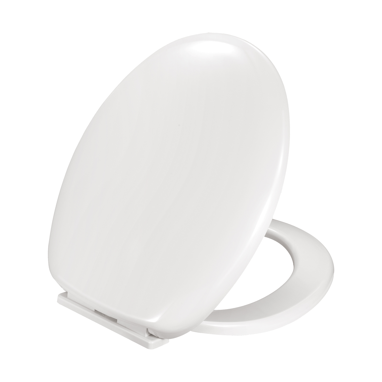 Luca Varess Multiplo abattant de luxe Blanc Brillant universel frein de chute